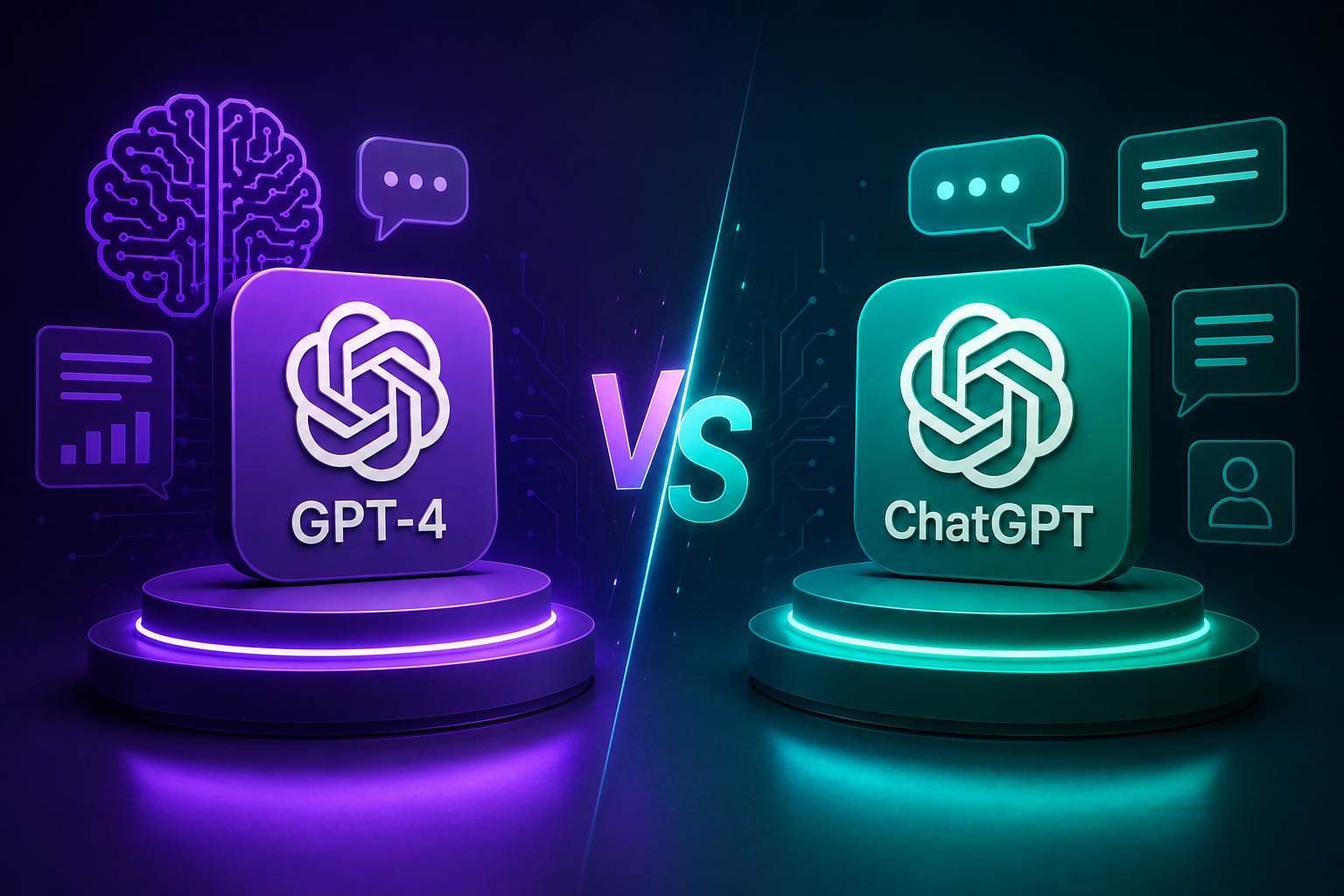 GPT-4 and ChatGPT